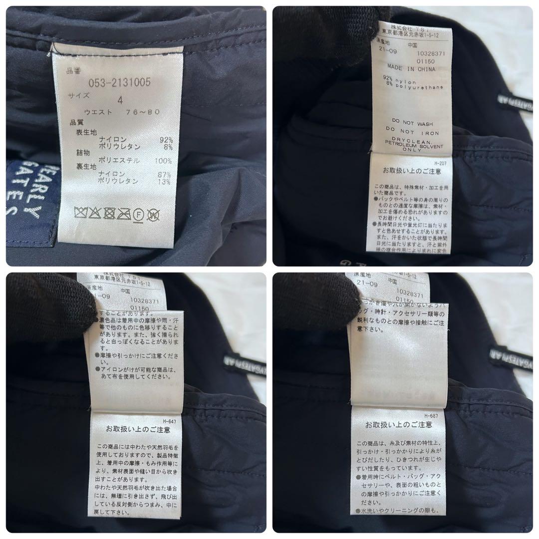 PEARLY GATES パーリーゲイツ 防風 防寒 中綿パンツ サイズ4