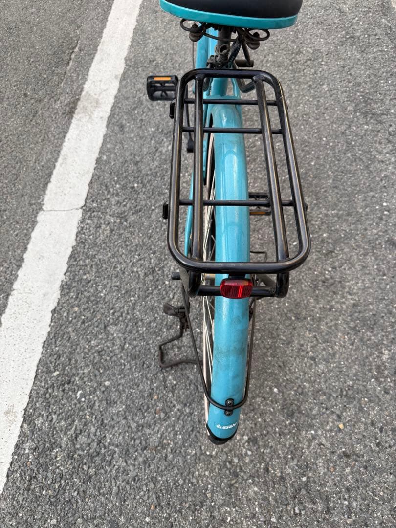154 自転車 大阪市 【引取り限定】 美品 27インチ 変速付き