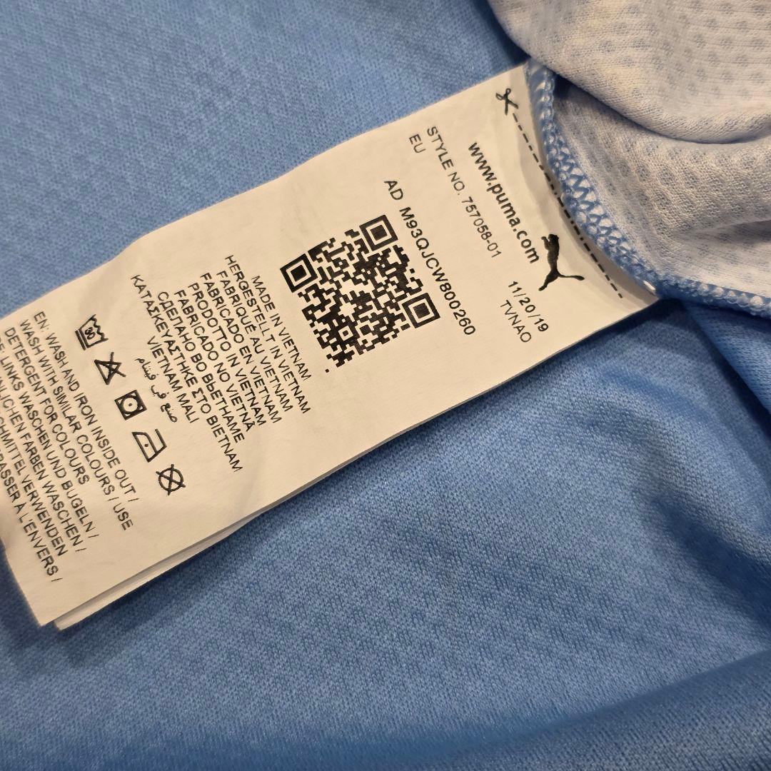 マンチェスターシティ　20-21　優勝記念　ユニフォーム　XXL　PUMA　水色