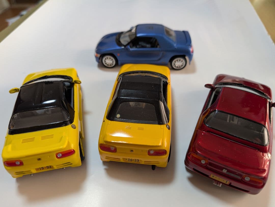 ホンダビート1/24完成品の4台セットジャンク