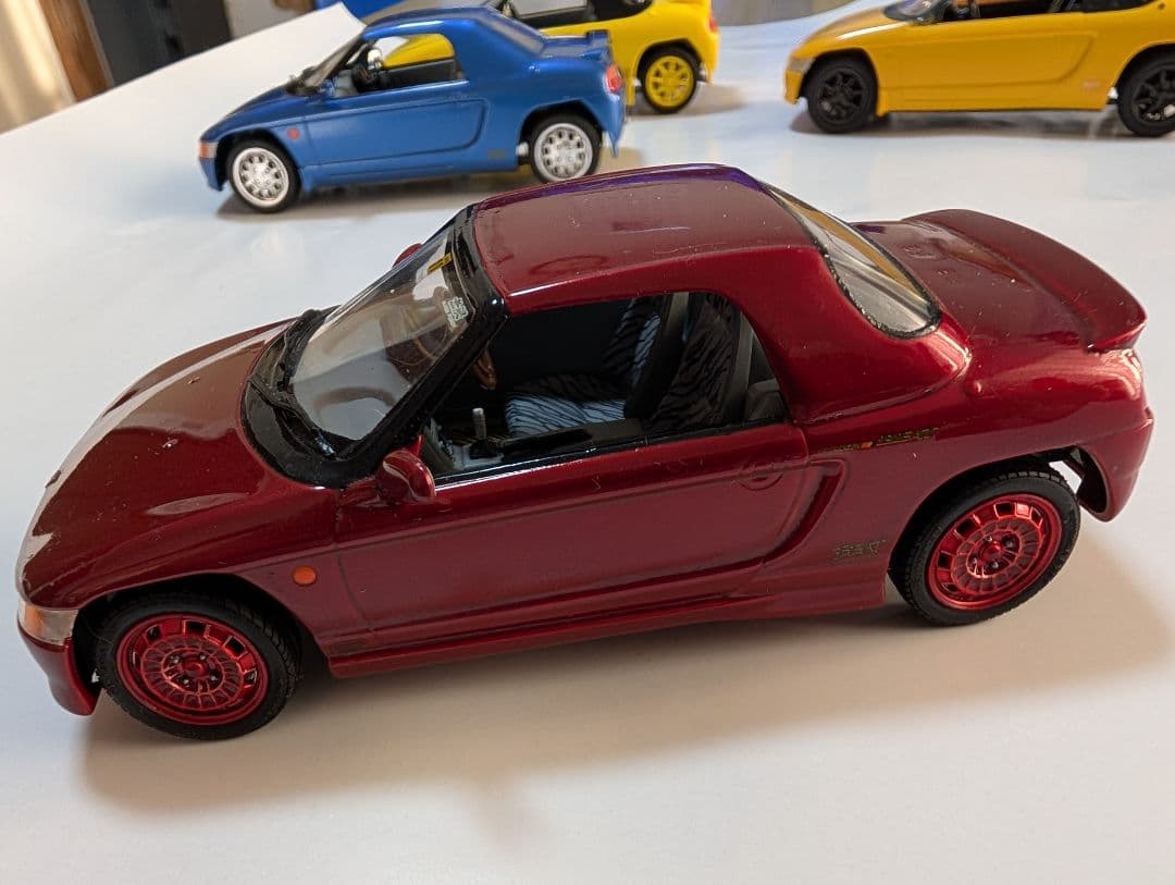 ホンダビート1/24完成品の4台セットジャンク
