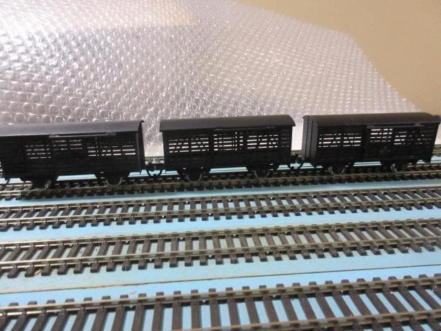 家畜運搬 蒸機列車セット （HOゲージ）金属製・エンドウ製