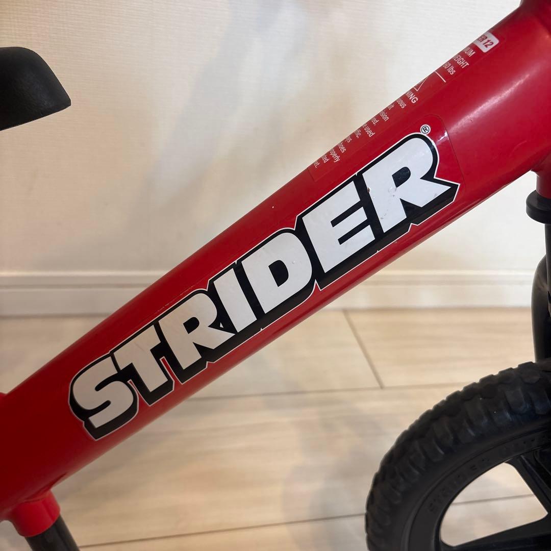 STRIDER 12 クラシック バランスバイク 赤　レッド