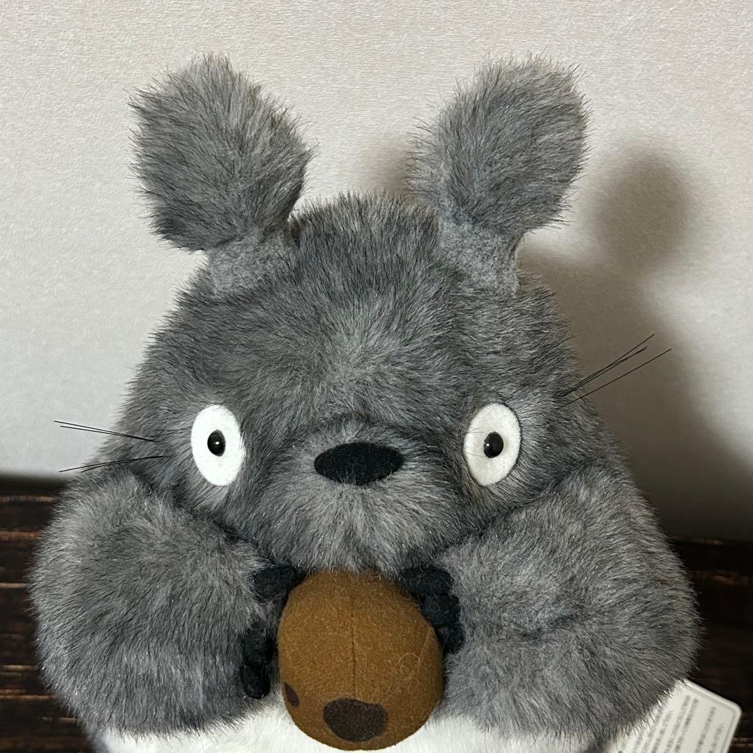 【タグ付】森の音色〈オカリナ〉大トトロ Lサイズ　ぬいぐるみ　トトロ