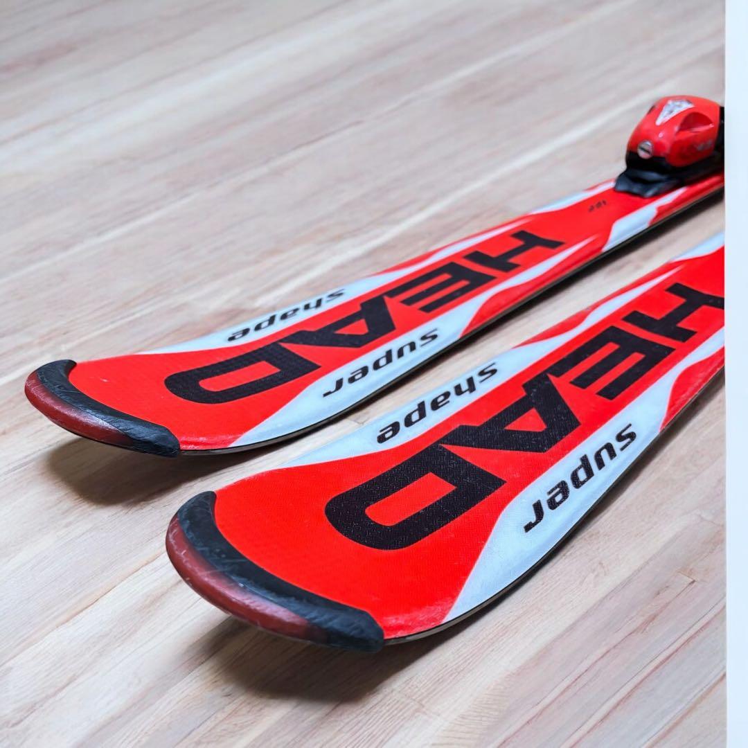 【ジュニア用】HEAD SUPER SHAPE 127cm スキー板 初心者向け