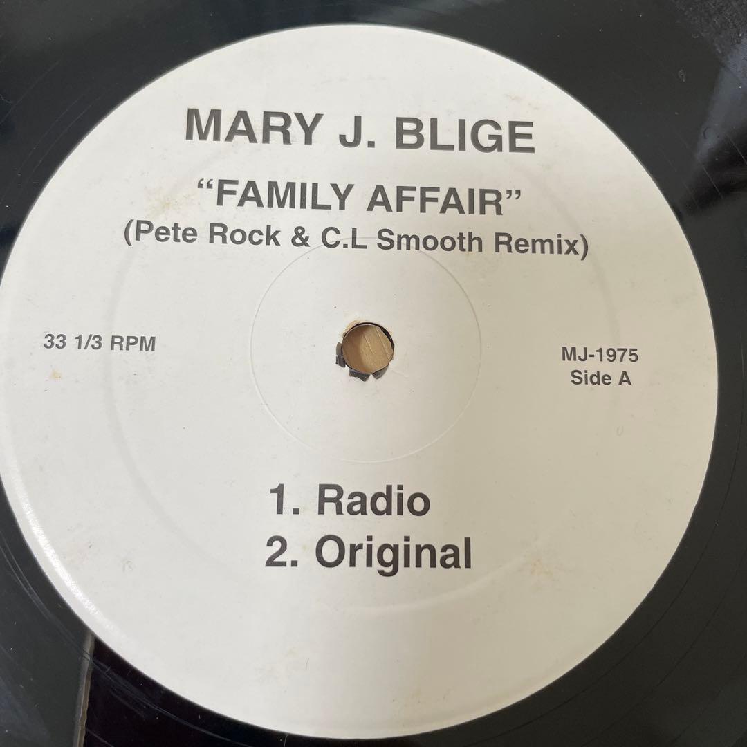 MARY J. BLIGE \"FAMILY AFFAIR\" インスト盤