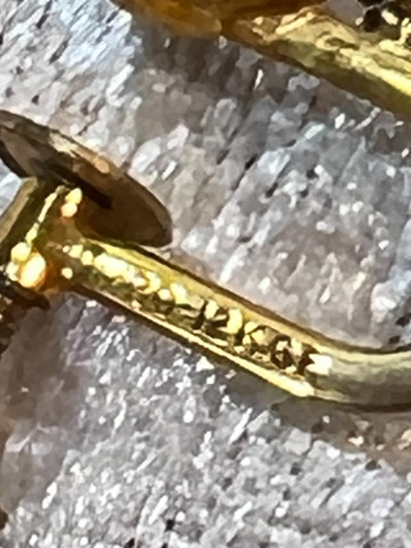 モーニングジュエリー　ヘヤーアクセサリー　ゴールド12ct