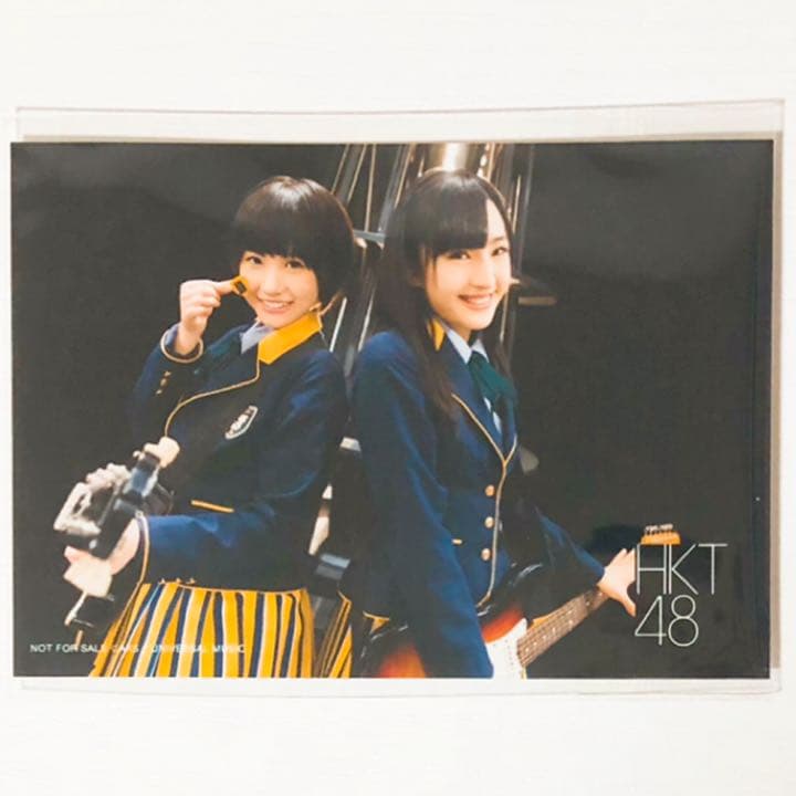 HKT48【田島芽瑠＆朝長美桜】メロンジュース★生写真★ブロマイド★4点セット