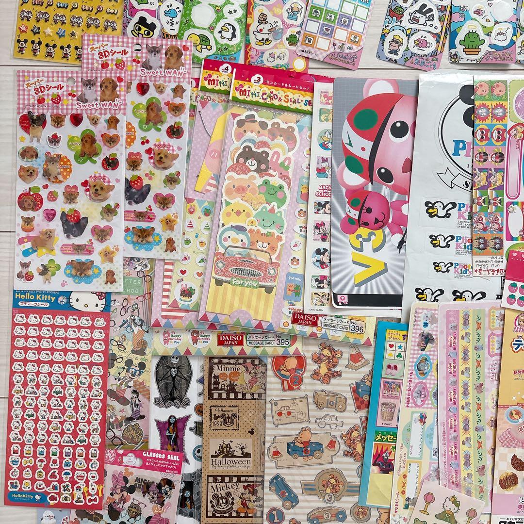 【まとめ売り】キャラクターシール♡平成レトロ　当時物