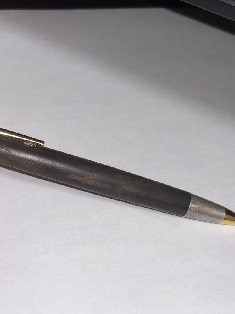 野原工芸　特上黒柿　斑紋金具　シャープペンMP ②