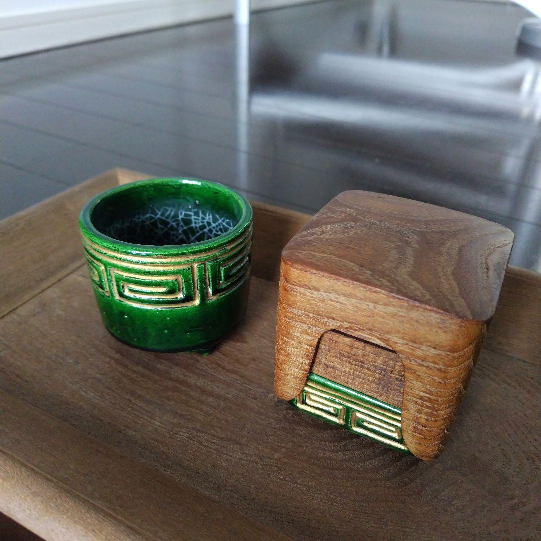 美品です！茶道具 香道具 桑香盆 セット