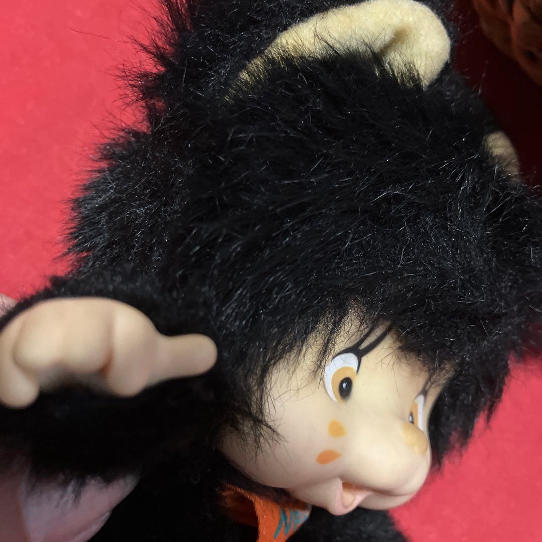 昭和レトロ　人形　ぬいぐるみ　ニャンコフ　猫　黒猫　指しゃぶり　モンチッチ