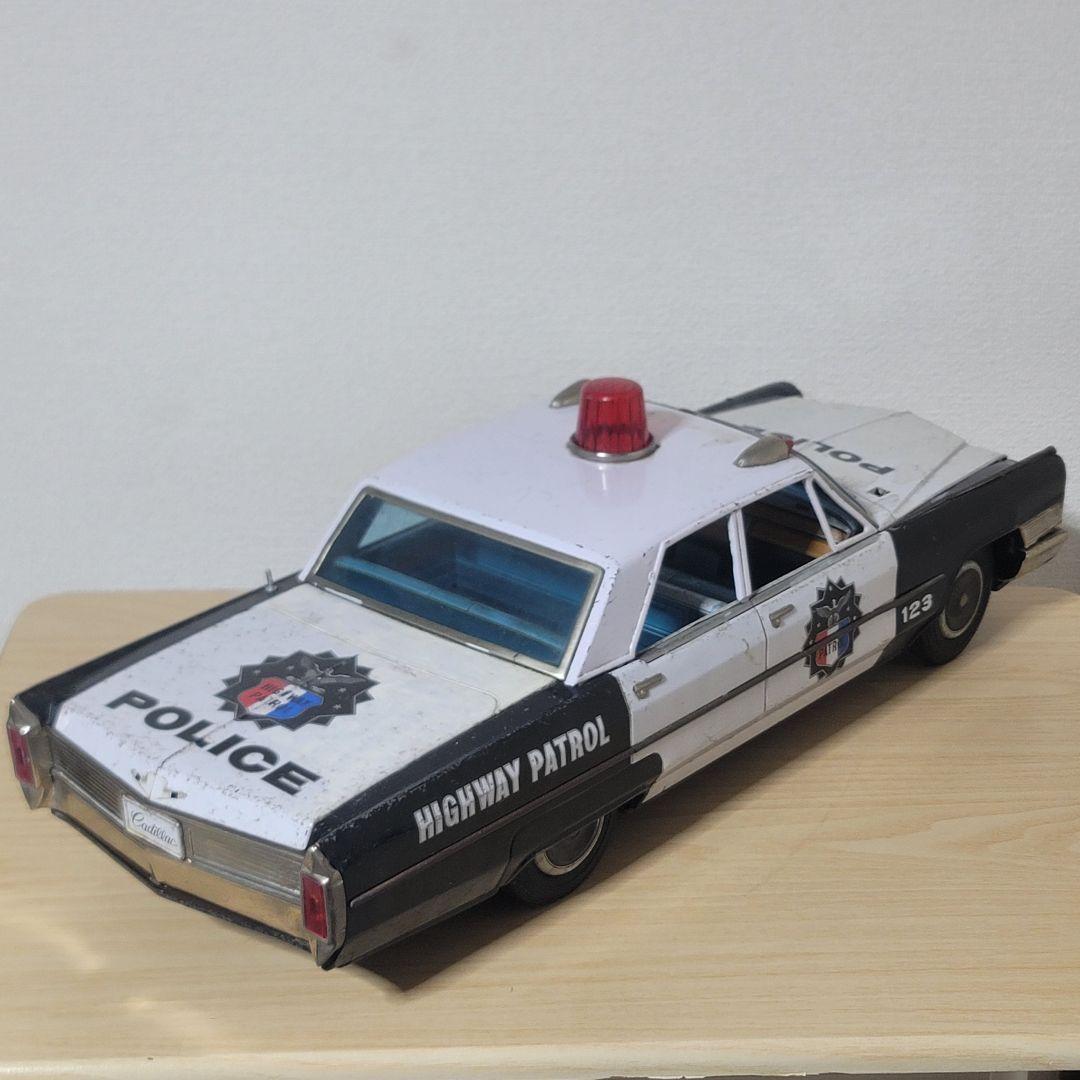 野村トーイ ブリキ キャデラックパトカー 65cm