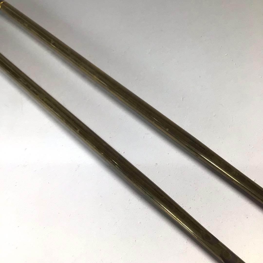 Ｎ７９０　火箸　『南鐐』『木村清雲造』『鵬雲斎好写』『桐実頭』『飾火箸』　共箱