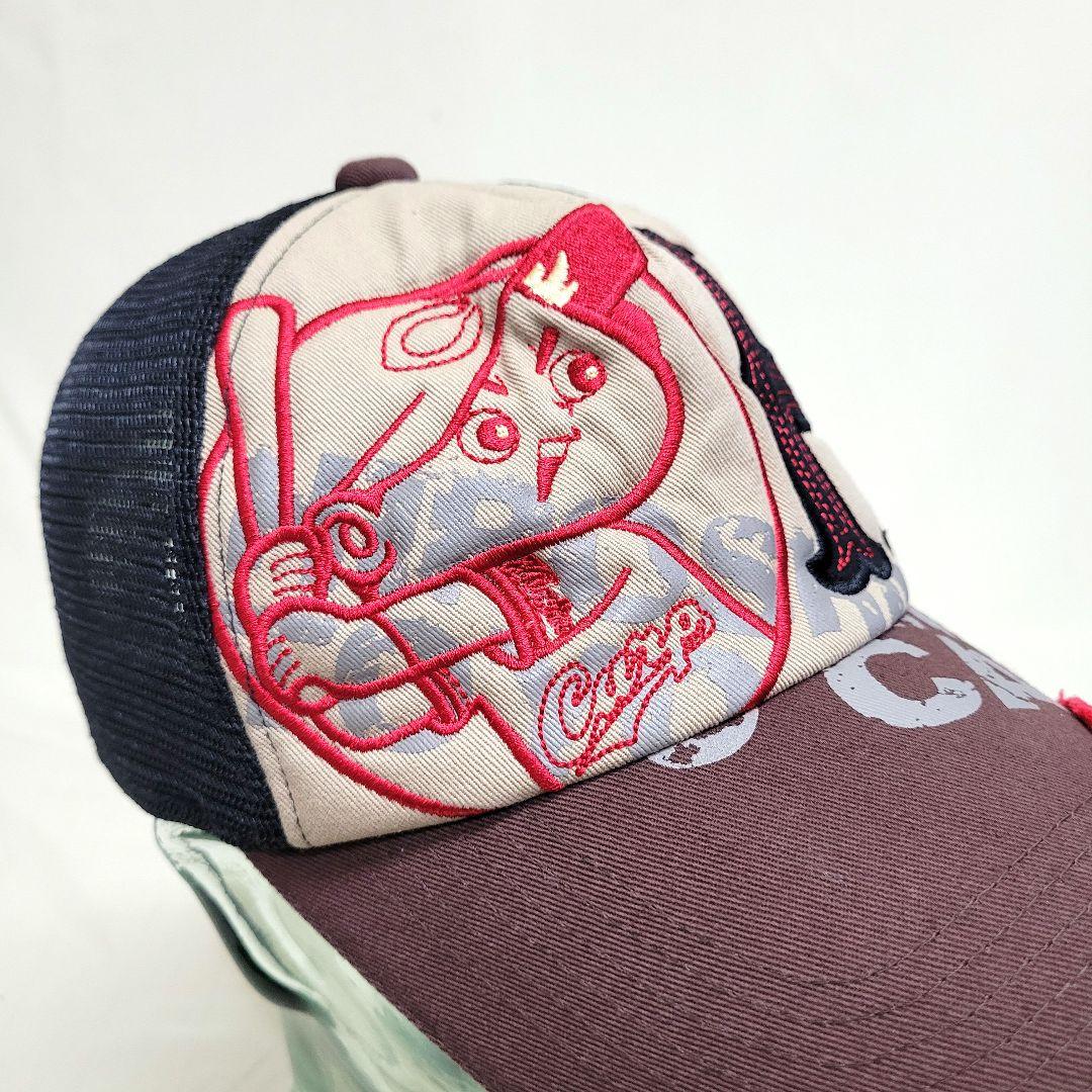 【極希少】【美品】広島東洋カープ メッシュキャップ ナカシマ 帽子