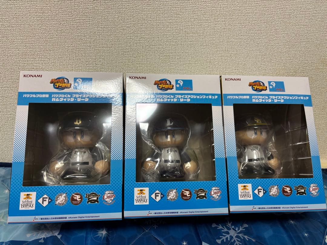 パワフルプロ野球　パワプロくん プライズアクションフィギュア 12球団セット