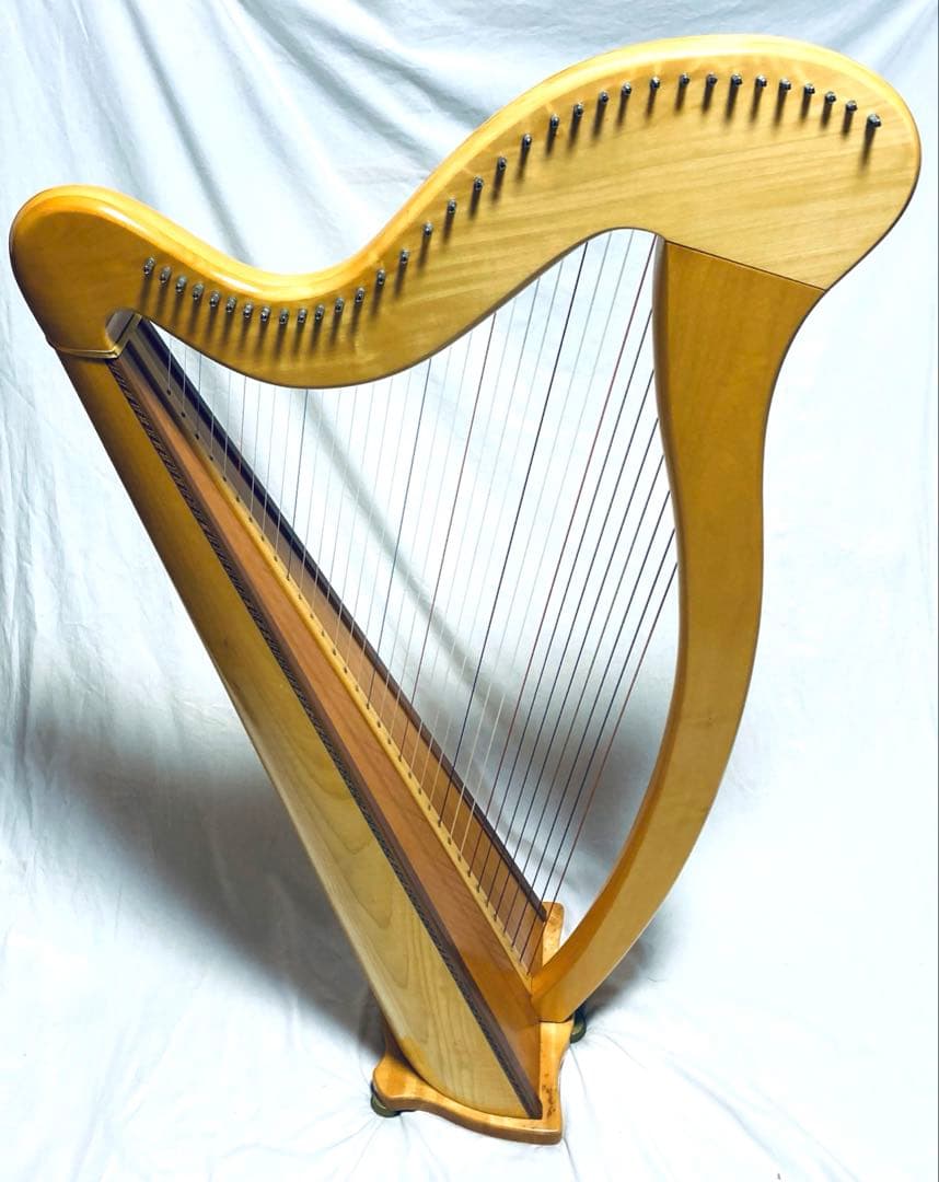 Aoyama Harp 130N 34弦 ハープ 青山ハープ 動作確認済み
