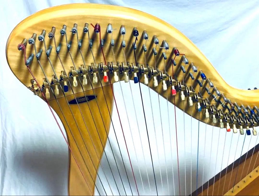 Aoyama Harp 130N 34弦 ハープ 青山ハープ 動作確認済み