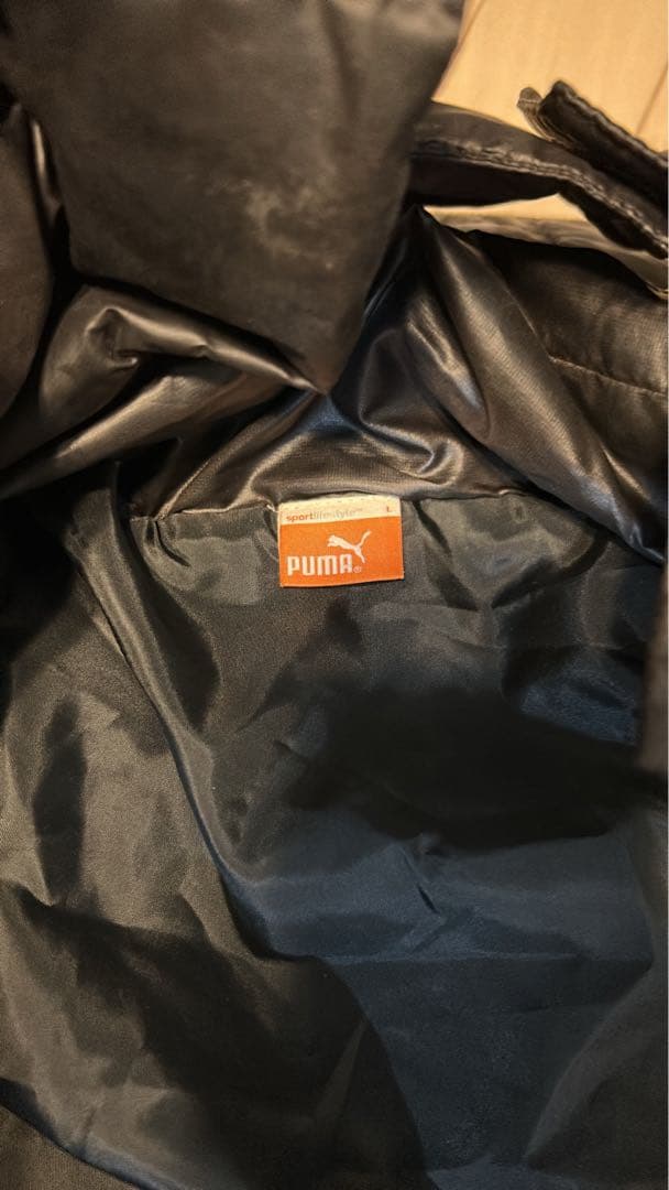 Puma ブラウン　ダウン ベンチコート