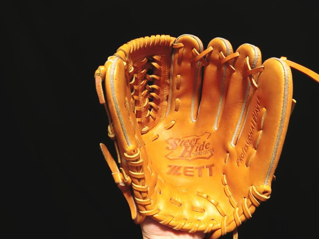 美品 硬式用 ZETT BPGA19340 グローブ グラブ 野球  大人用