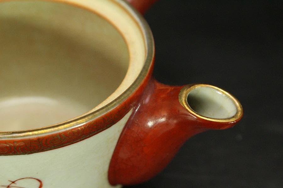 煎茶 九谷 色絵 茶器揃(LC917)