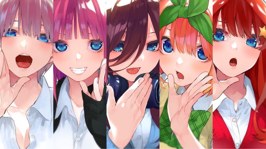 五等分の花嫁展 大阪 アクリルフォトスタンド 新品未使用 5人セット