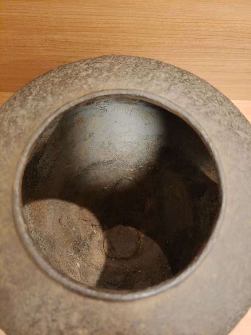 大徳寺常住釜 阿弥陀堂釜　茶釜　釜環付　炉釜　風炉釜　茶器　茶道具　茶事