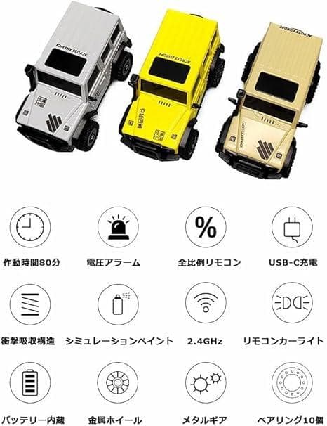LDARC X43 RTR ミニクローラー　デザートイエロー