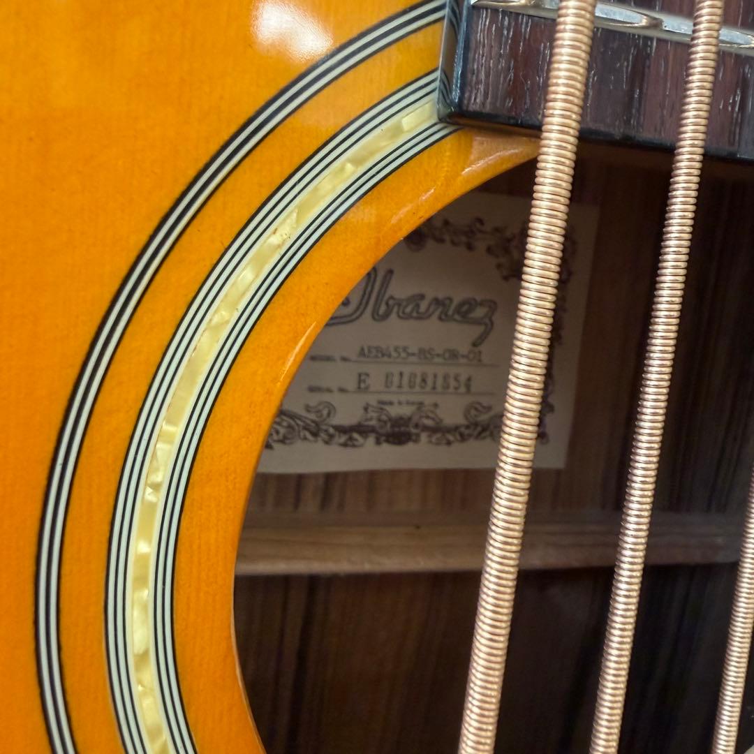 Ibanez AEB455 エレアコ 希少 美品 5弦 アコースティックベース