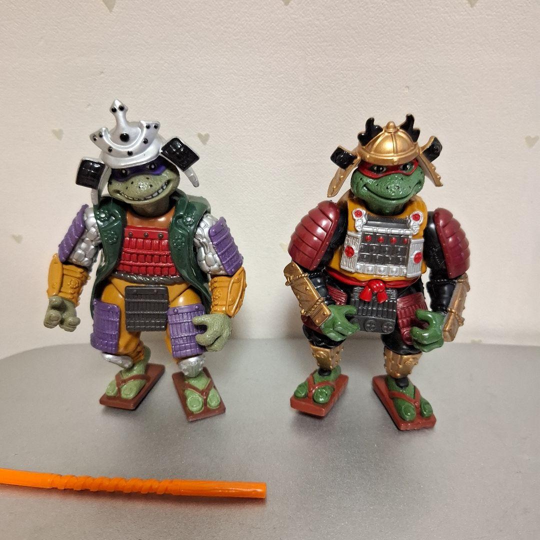 ミュータントタートルズ サムライ ドナテロ ラファエロ フィギュア
