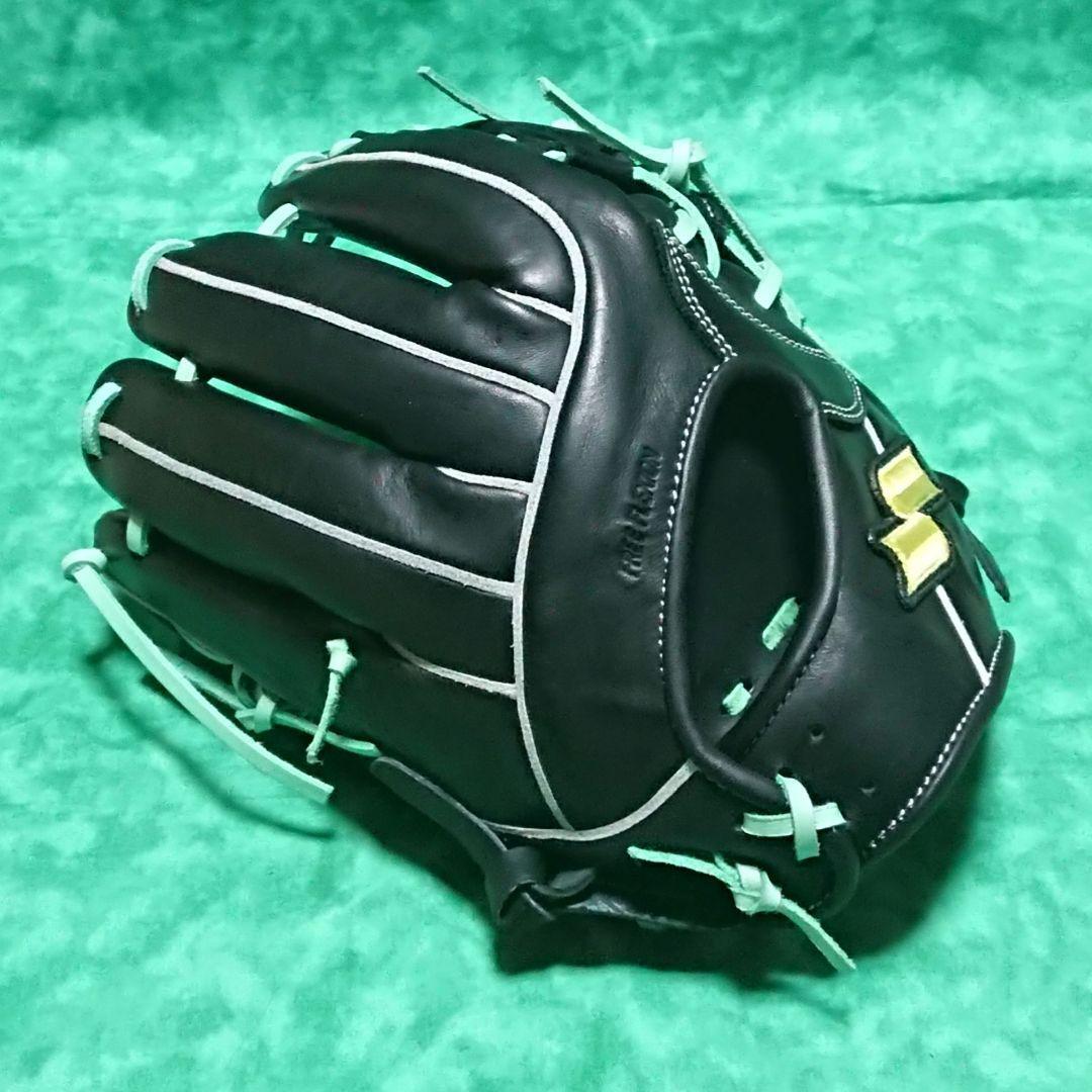 【未使用】SSK 軟式内野手用 トライチャージ ブラック【フリーフレクション】