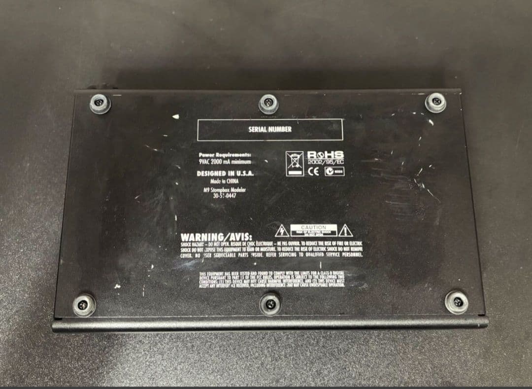 Line 6 M9 マルチエフェクタージャンク品