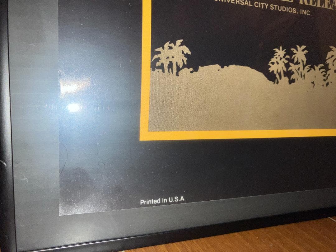 ★1983年アメリカ 公開時 オリジナル「戦場のメリークリスマス」額付 ポスター
