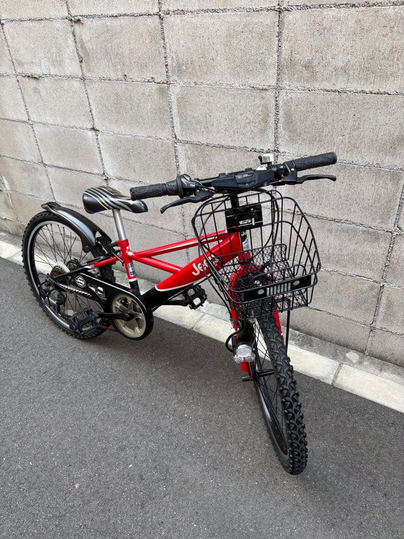 子供車　jeep 赤