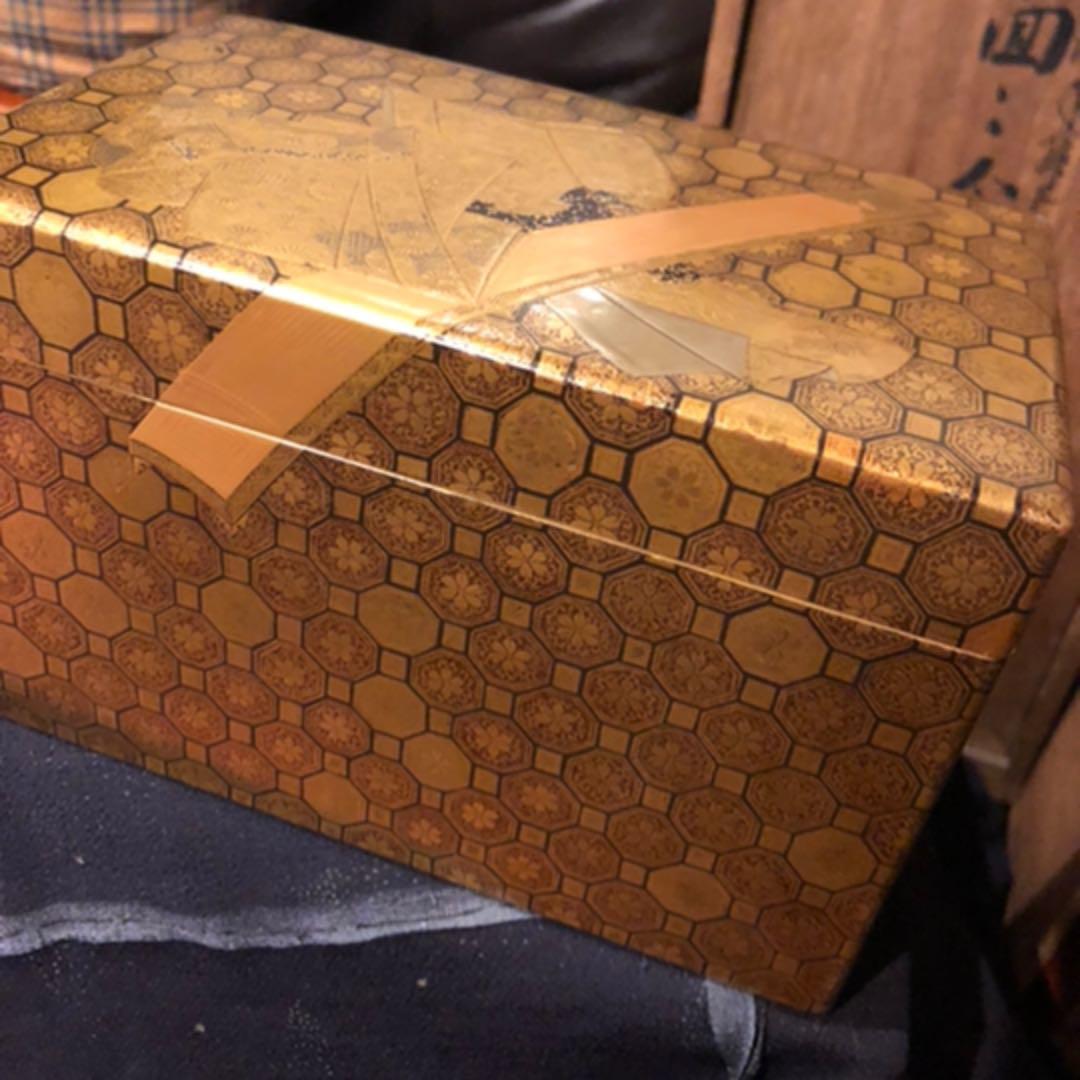 総蒔絵　茶箱　禧尽くし　野立て