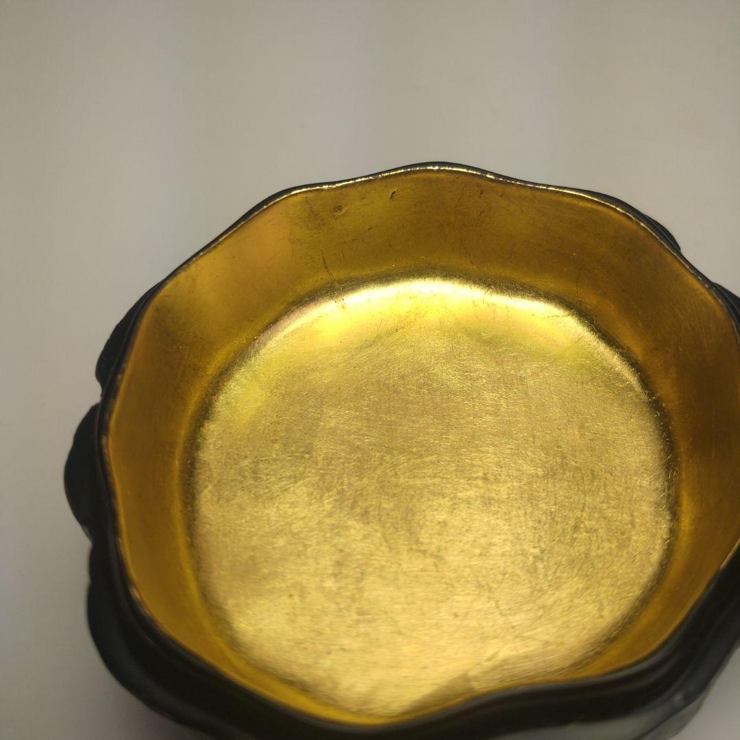 イ94 香合『南瓜　かぼちゃ　香合』『作家物　共箱』漆塗　茶道具