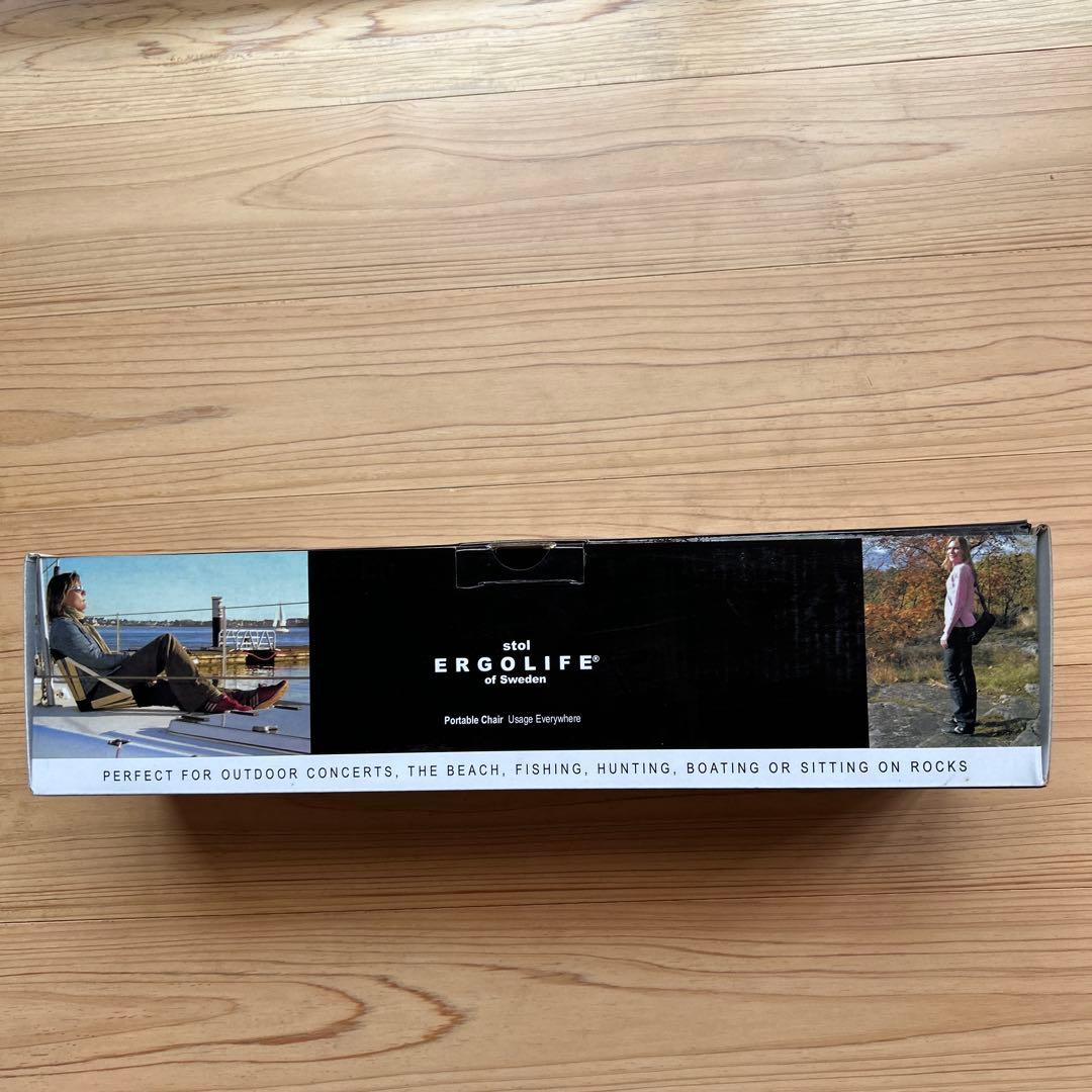 【未使用・箱付き】ERGOlife stol エルゴライフ 折りたたみ式チェア