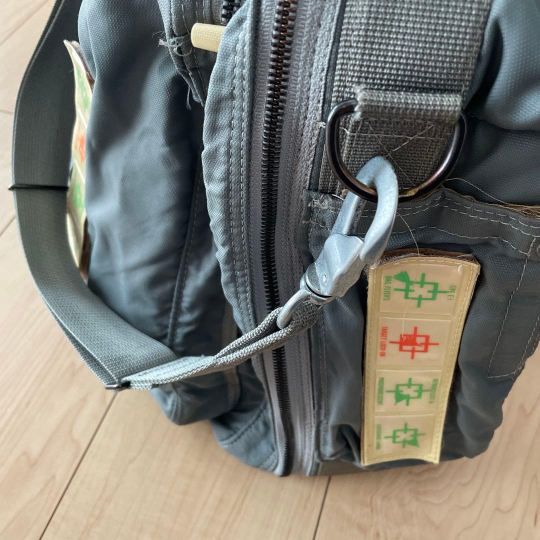 ヴィテージ希少LUGGAGE LABEL山口タグエアフォースナイロン