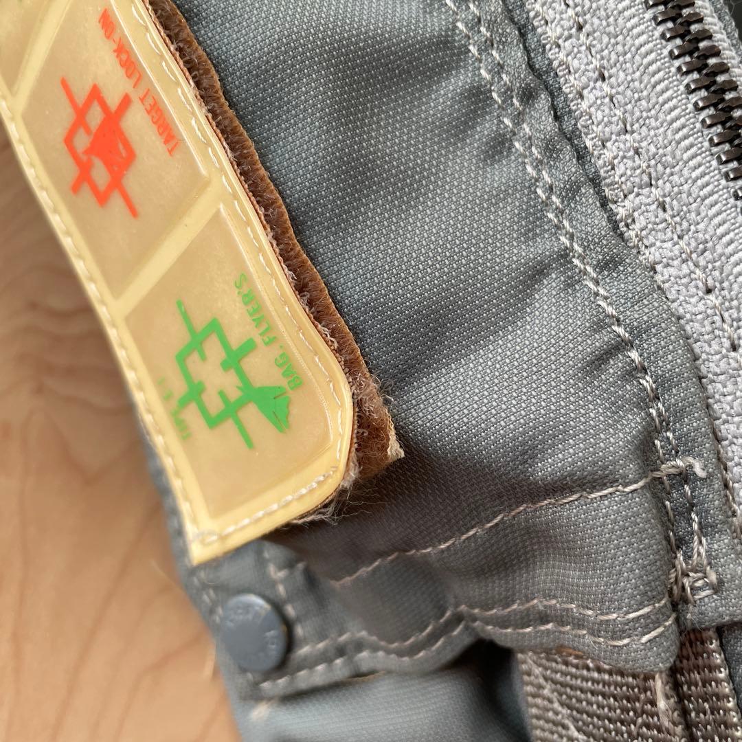 ヴィテージ希少LUGGAGE LABEL山口タグエアフォースナイロン