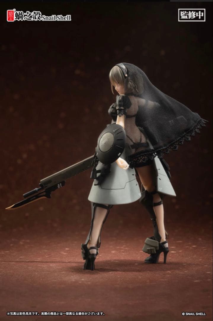 正面装甲少女 ビクトリア アクションフィギュア 蝸之殼Snail Shell