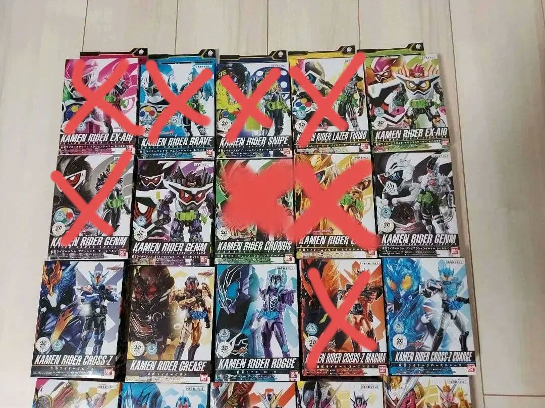 ライダーキックスフィギュア