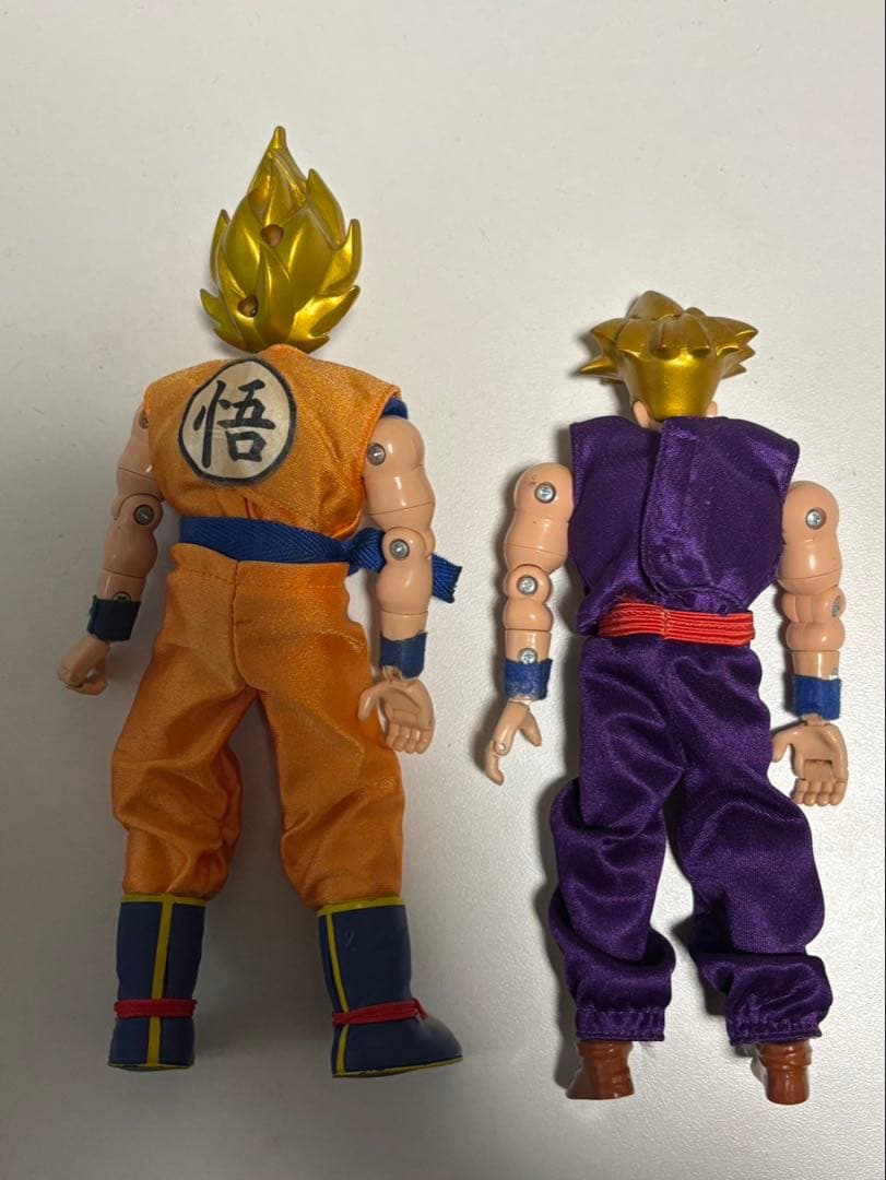当時物1991年製ドラゴンボールZ フルアクションポーズ 孫悟空　孫悟飯