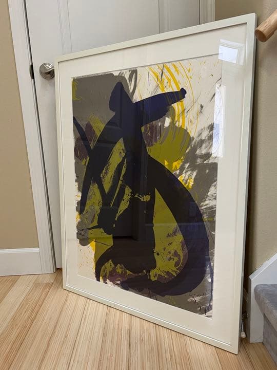 白髪一雄絵画