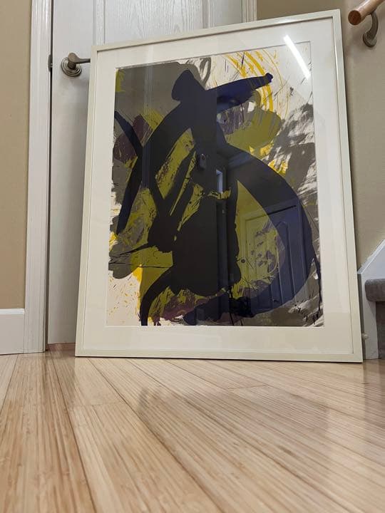 白髪一雄絵画