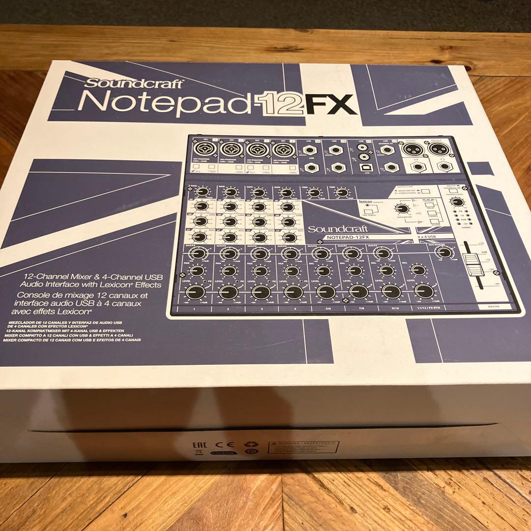 Soundcraft NOTEPAD-12FX ミキサー