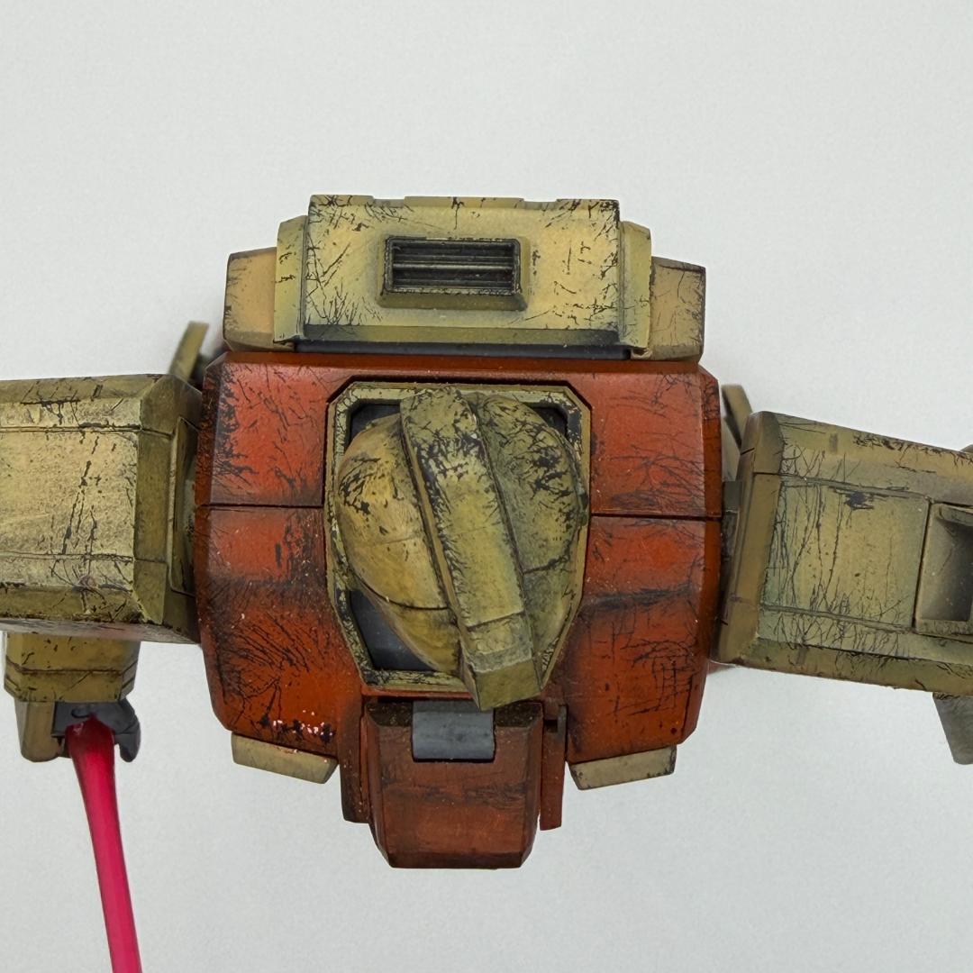 ガンプラ完成品　MG 1/100 陸戦型ジム 塗装済み ウェザリング加工