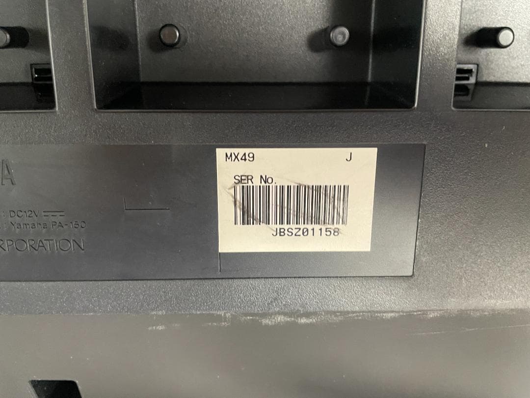 YAMAHA MX49 シンセサイザー ワークステーション ②