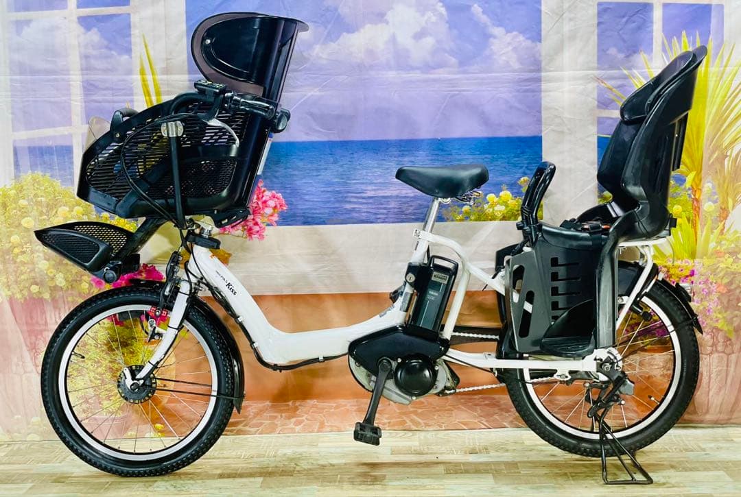 パスキス12AH⭐️人気モデル！ヤマハ子供乗せ電動アシスト自転車Y2806
