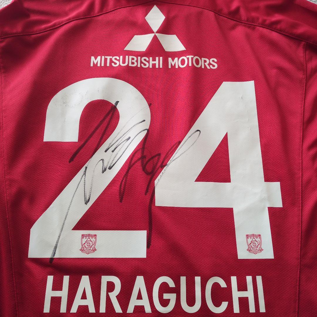 サッカー Jリーグ 浦和レッズ ユニフォーム 長袖 原口元気 サイン入り