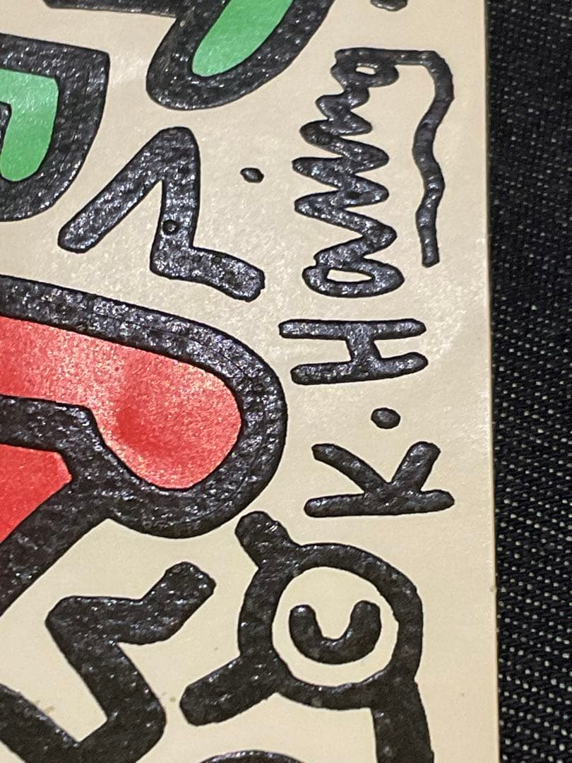 Keith Haring POP SHOP TOKYO ステッカー 1987年